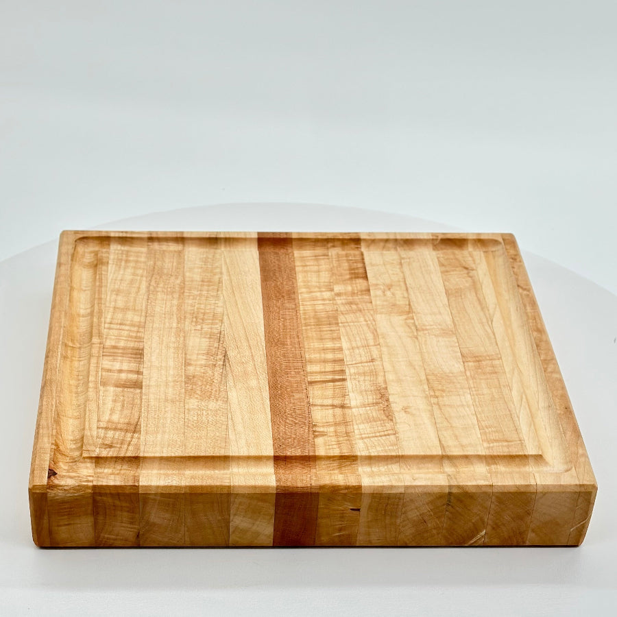 Vertical Cherry Edge Grain Cutting Block
