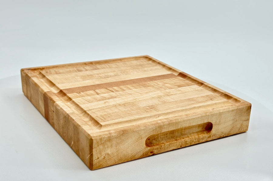 Vertical Cherry Edge Grain Cutting Block