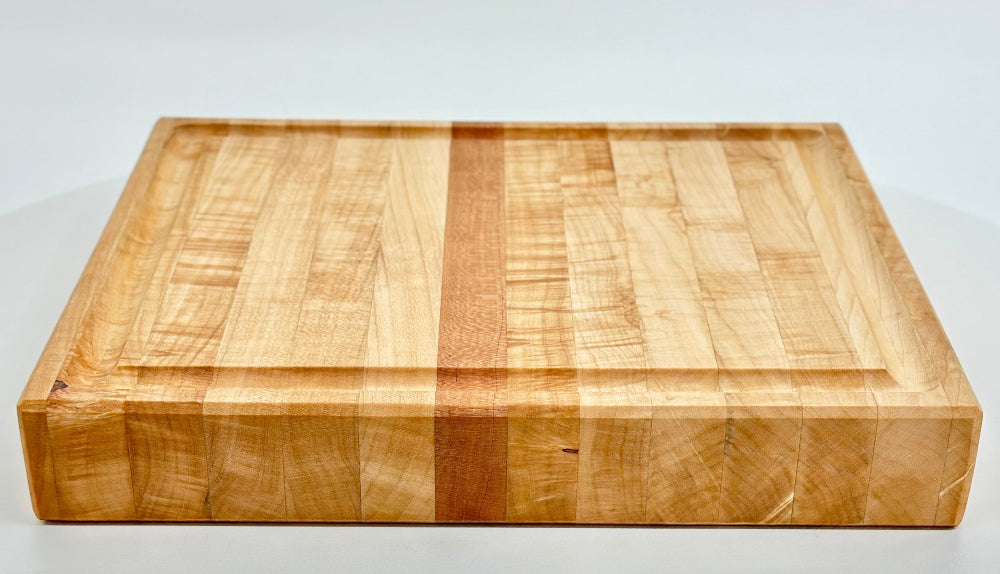 Vertical Cherry Edge Grain Cutting Block