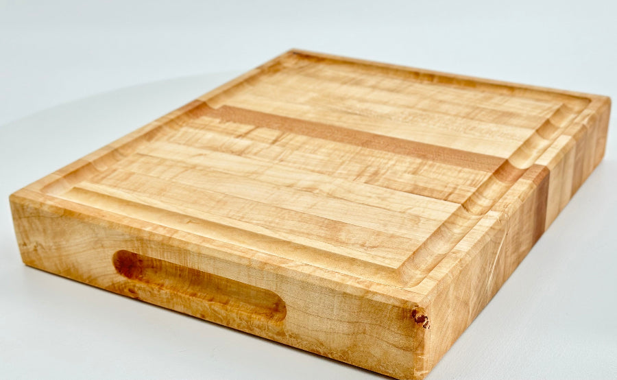 Vertical Cherry Edge Grain Cutting Block