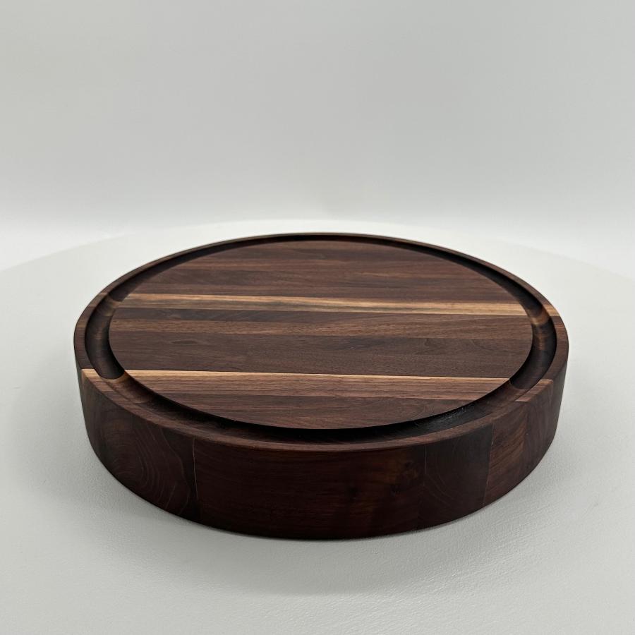 Solid Walnut 2 inch Cutting Block