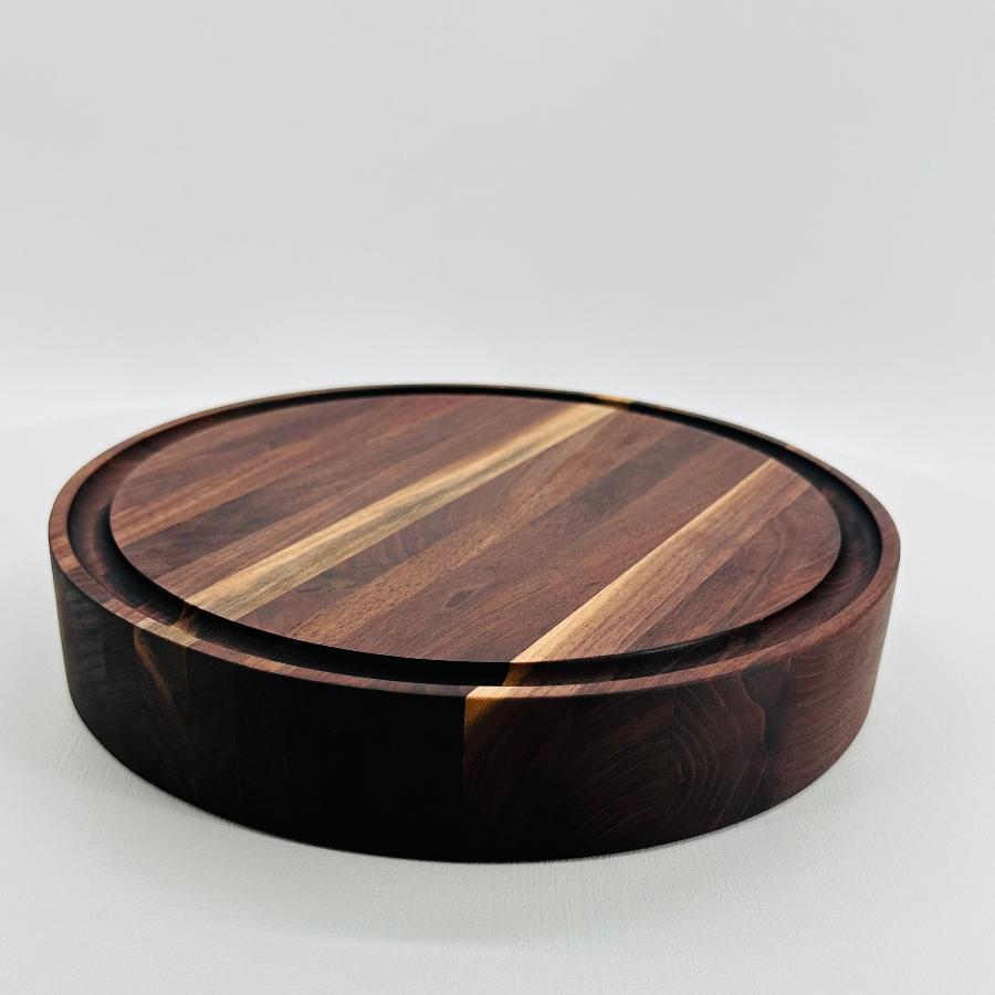 Solid Walnut 2 inch Cutting Block
