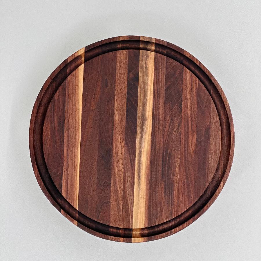 Solid Walnut 2 inch Cutting Block