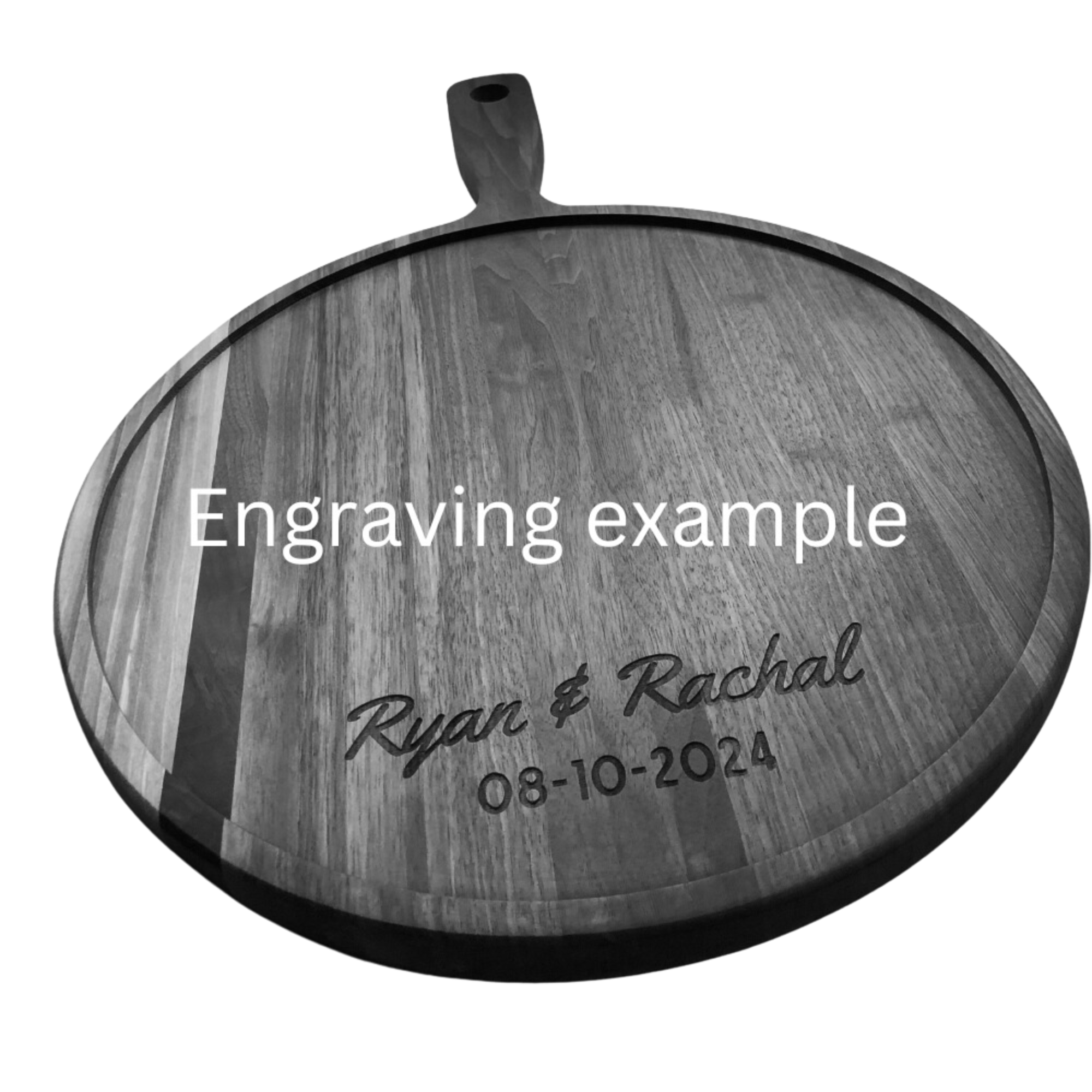 Cherry Hardwood Paddle Style Charcuterie board