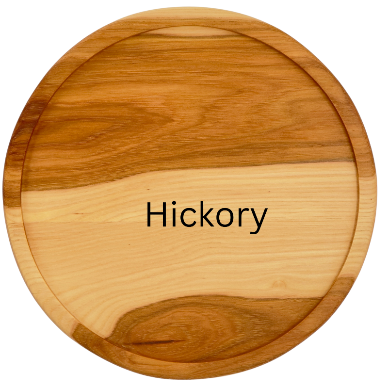 Solid Hardwood 12 inch Grandma Plate with 12 design options available on 4 available wood species. .