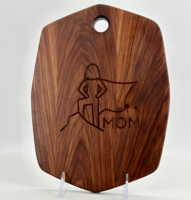Super Mom Walnut Charcuterie Board