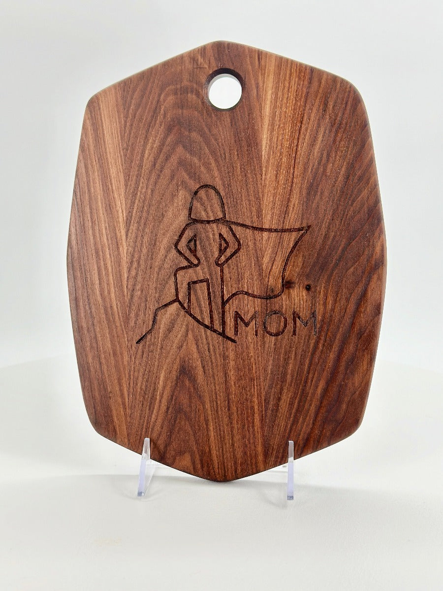 Super Mom Walnut Charcuterie Board