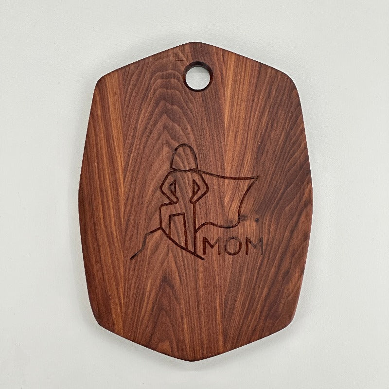 Super Mom Walnut Charcuterie Board