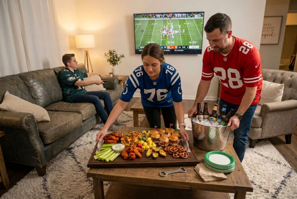 Game Time Football Field Charcuterie Board