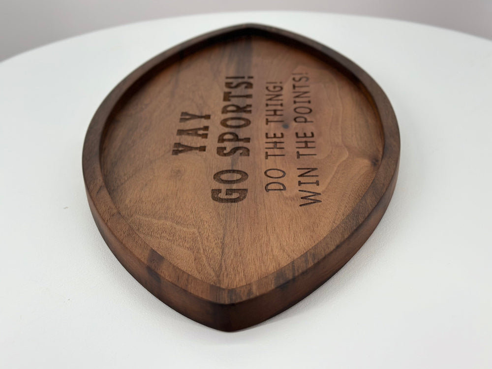 Football Board With Funny Engraving