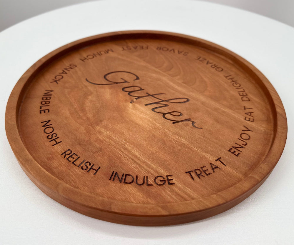 "GATHER" CHARCUTERIE BOARD