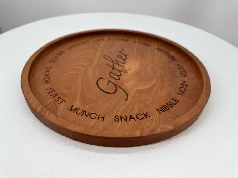 "GATHER" CHARCUTERIE BOARD