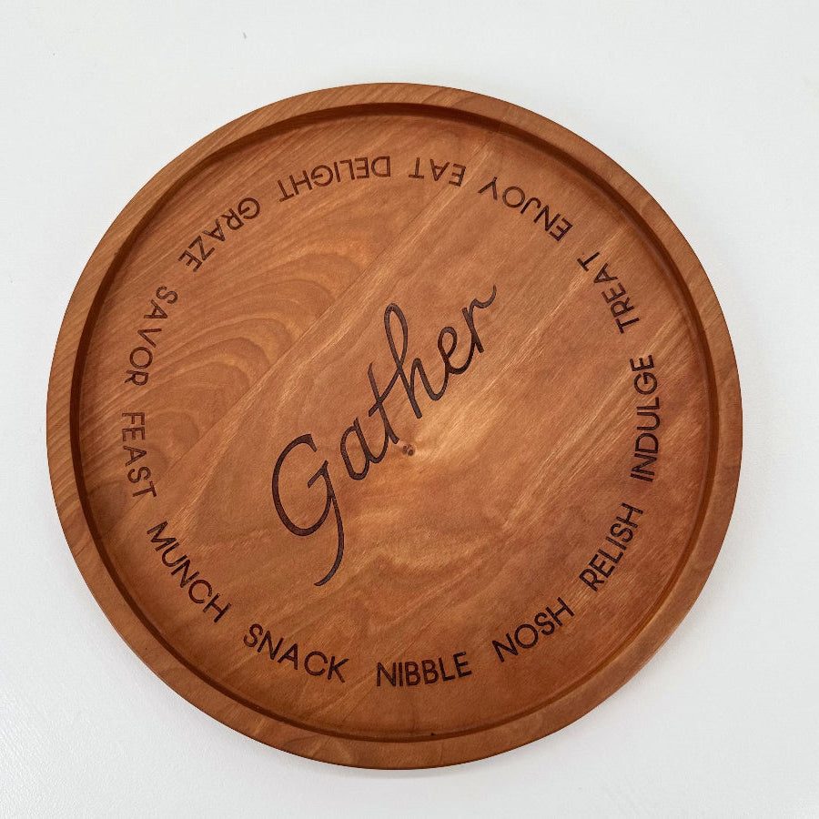 "GATHER" CHARCUTERIE BOARD