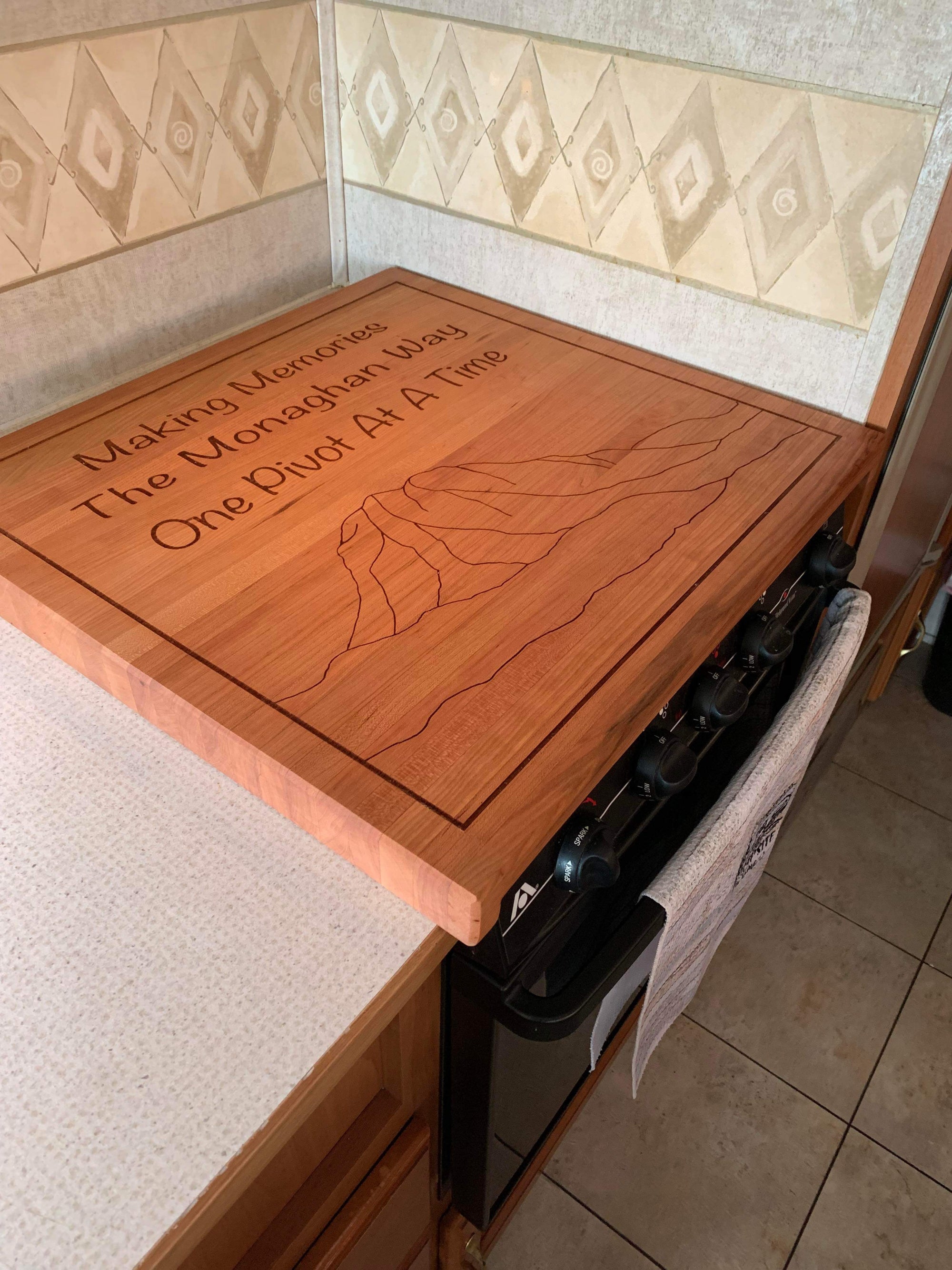 Camper Stove Cover