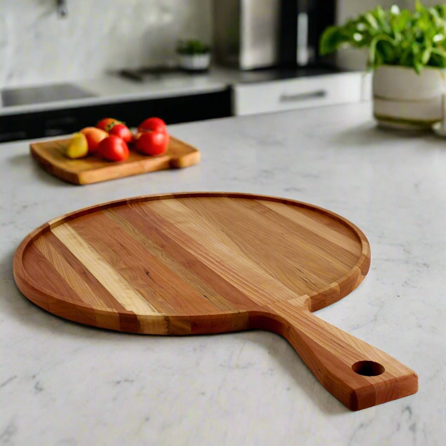 12 Inch Block And Paddle Set in Cherry, Maple, or Walnut