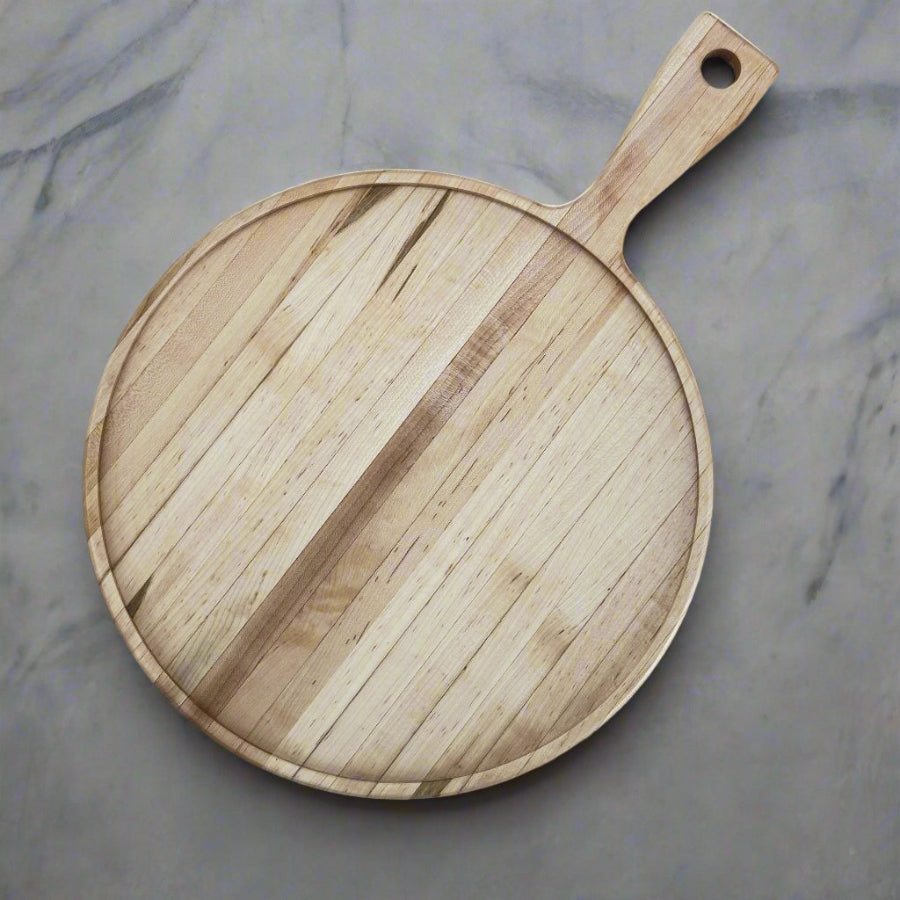 12 Inch Block And Paddle Set in Cherry, Maple, or Walnut