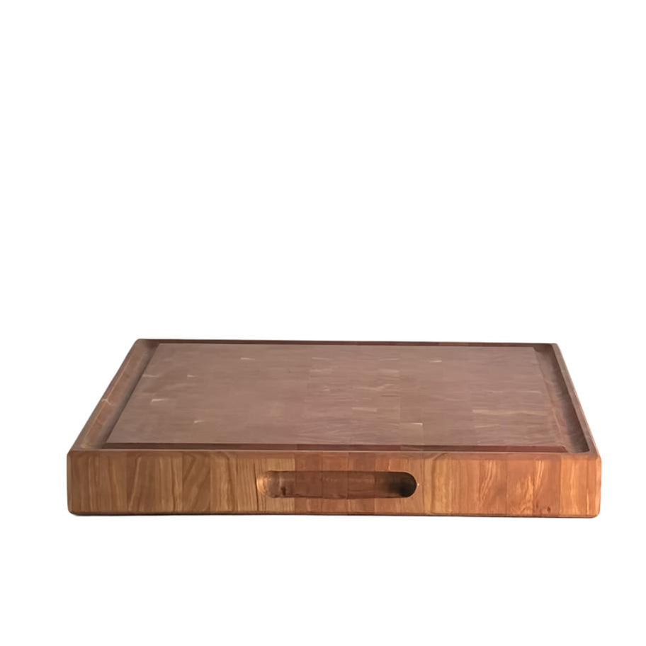 Solid Cherry End Grain Cutting Block - Square Tree Lane