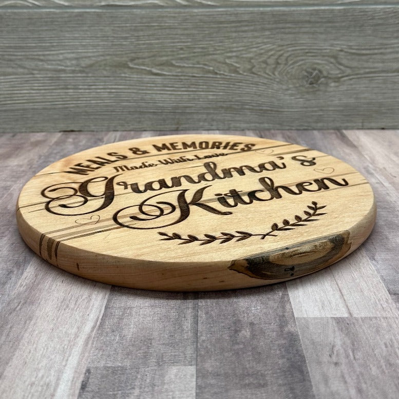 The Grandma Plate in Spalted Maple