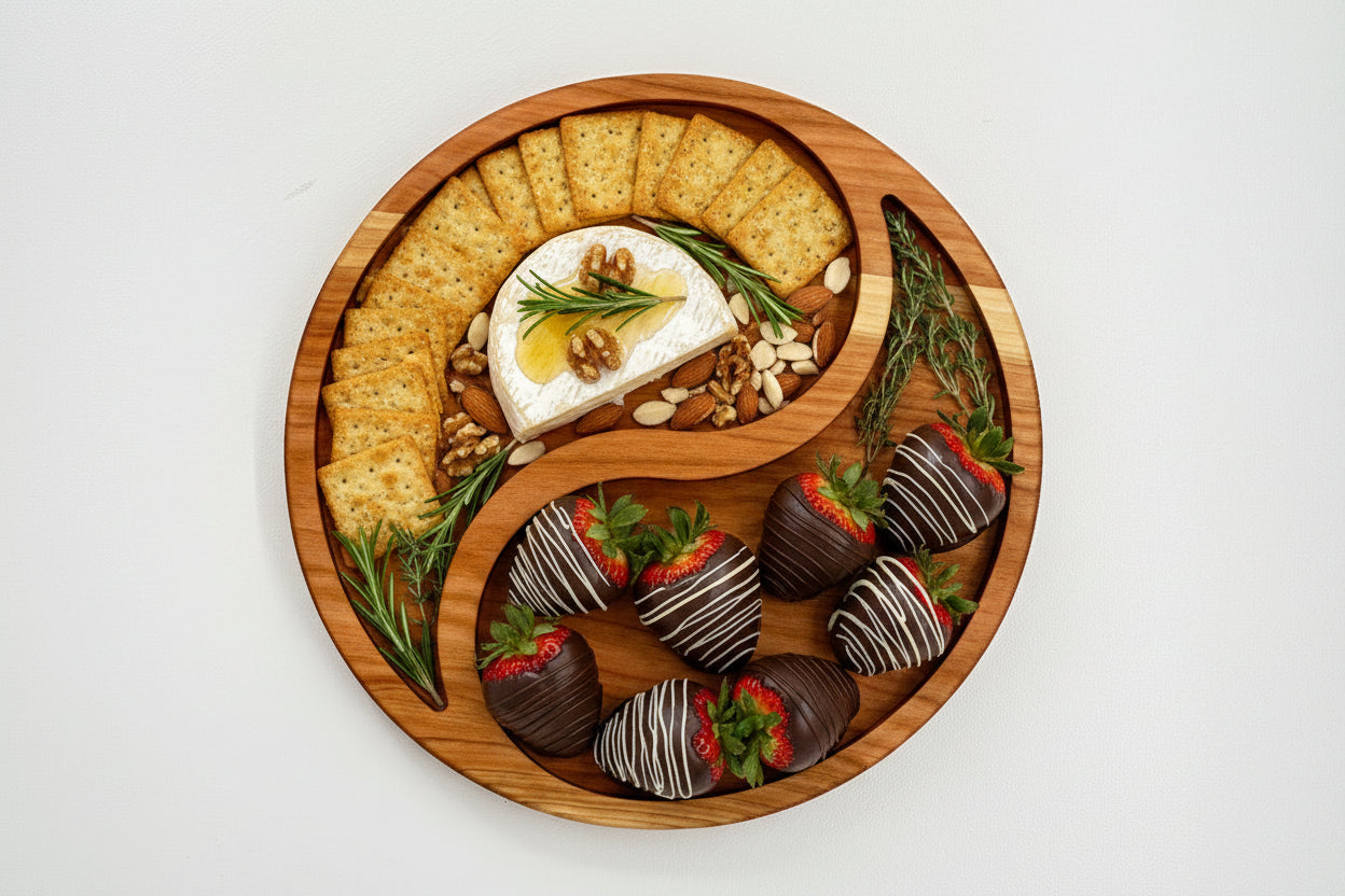 OPPOSITES ATTRACT CHERRY CHARCUTERIE BOARD