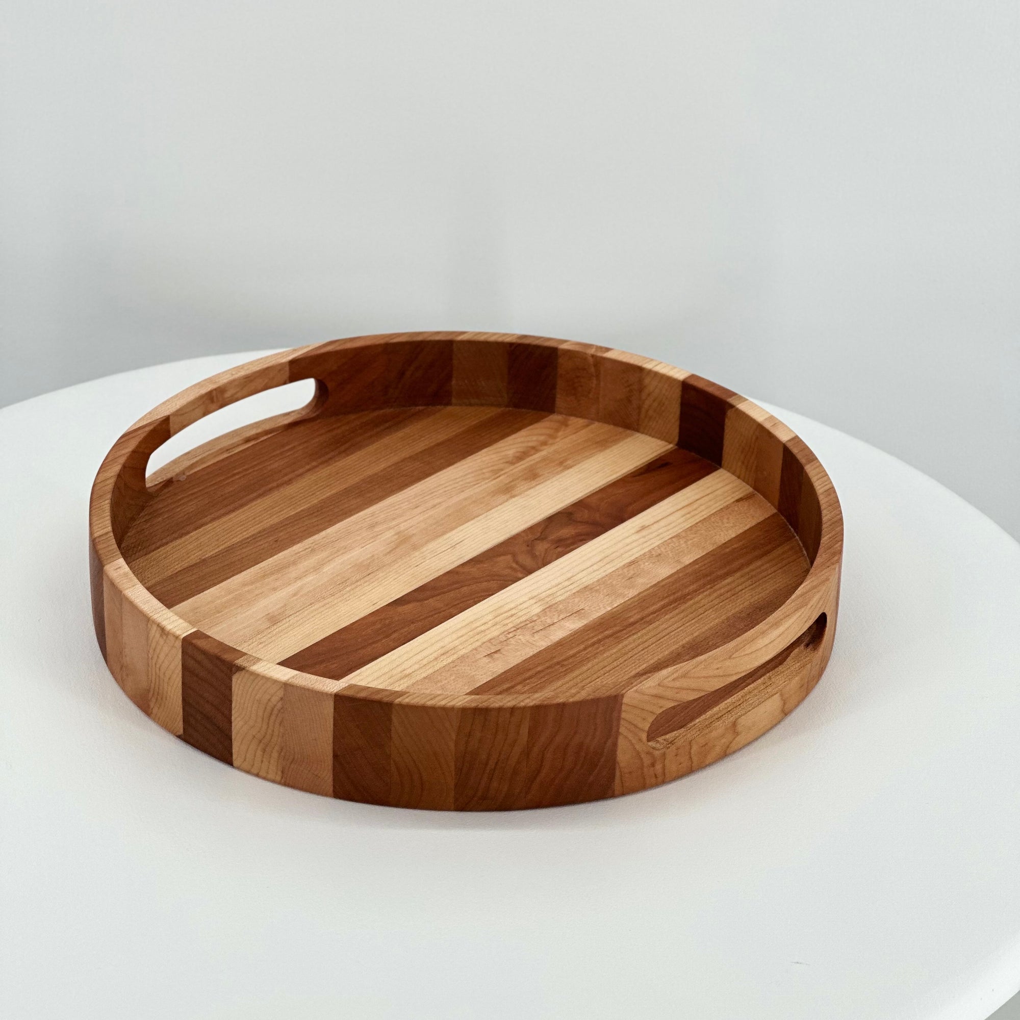 Solid Cherry Hardwood Tray