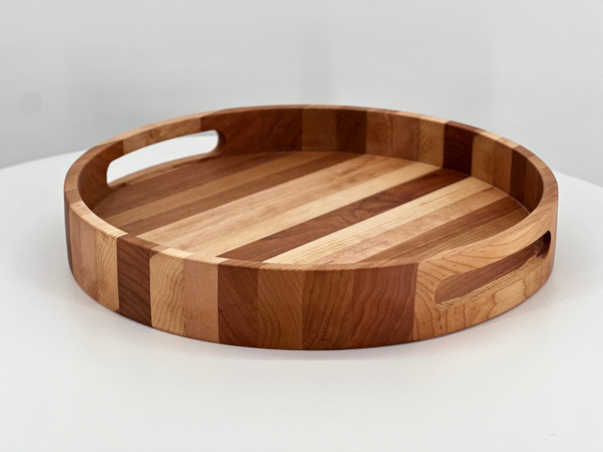Solid Cherry Hardwood Tray