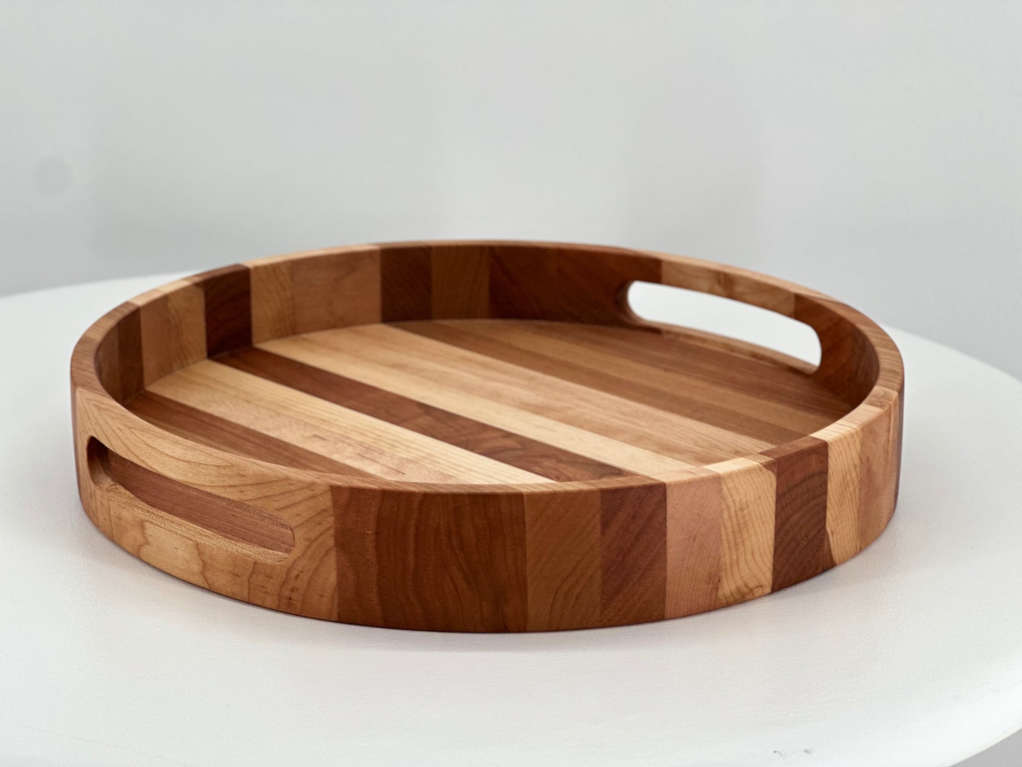 Solid Cherry Hardwood Tray