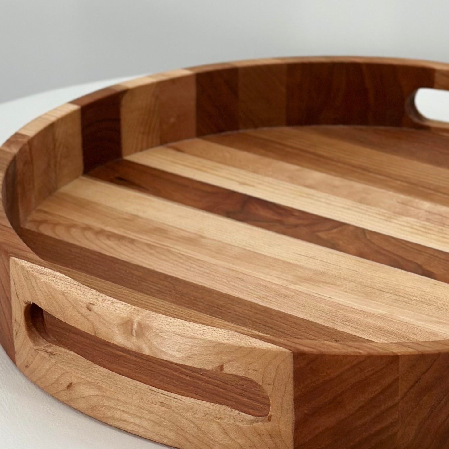 Solid Cherry Hardwood Tray