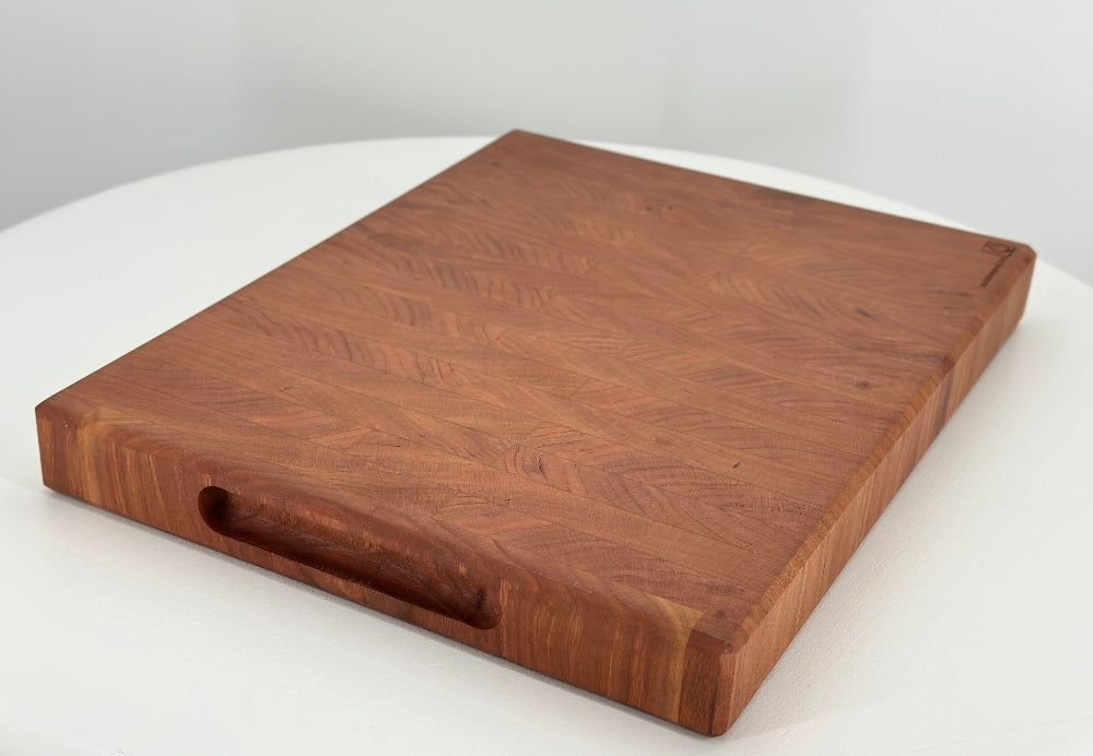 CHERRY END GRAIN CUTTING BLOCK with juice groove