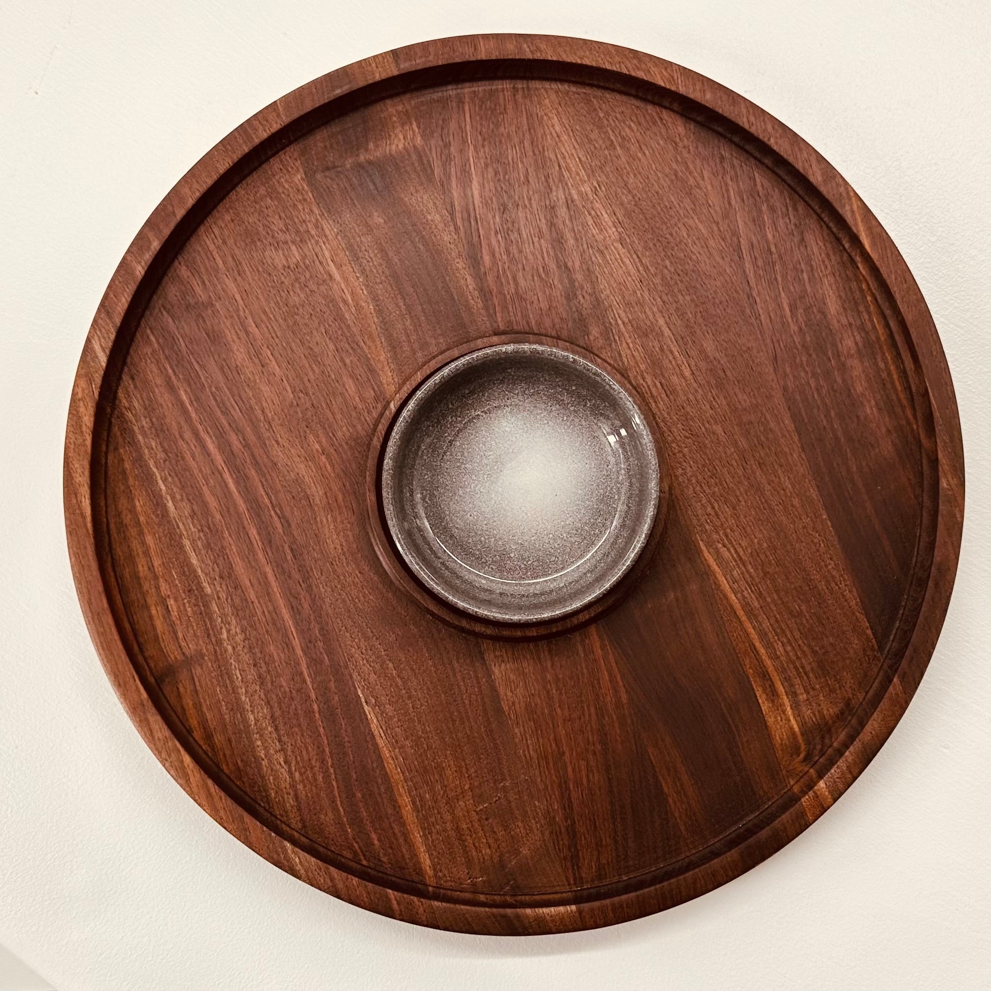 Walnut Charcuterie Board with Ramekin
